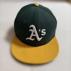 【NEW ERA】59FIFTY アスレチックス 子供用キャップのサムネイル