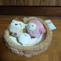 すみっコぐらし　マルチトレイ　すみっコの巣　新品未開封品　ふくろう　すずめ すみっコぐらし すみっコの巣 ぬいぐるみ マルチトレイ てのり