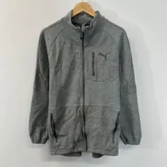【PUMA】 プーマ トラックジャケット グレー XL ジップ 古着