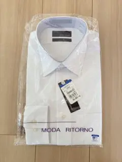 【新品•未使用】MODA RITORNOワイシャツ　Mサイズ　白　ホワイト