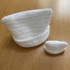 ねこみみニット帽子セット