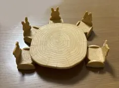 シルバニアファミリー　切り株テーブルと椅子