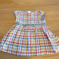 【未使用】ミキハウス♡チェックがかわいいワンピース