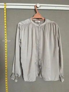 classical elfベージュ 長袖ブラウス