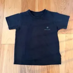 snow peak スノーピーク　キッズ　半袖　Tシャツ　黒のサムネイル
