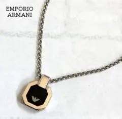 EMPORIO ARMANI ネックレス シルバー ブラックのサムネイル