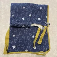 おくるみ　ネイビー　星　マルチブランケット　抱っこ紐カバー