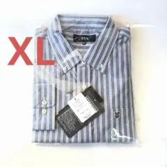 【新品未使用 】MR.VAN ストライプ ドレスシャツ LL 長袖ワイシャツ