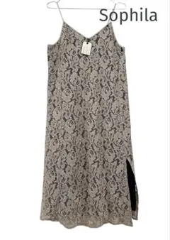 タグ付き未使用　Sophila ソフィラ　レース　キャミワンピース