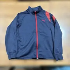 140 プーマ　PUMA ジャージ　ジャケット　ネイビー