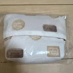 【新品未使用】ジェラートピケ ビスケット柄ティッシュポーチ