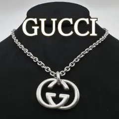 GUCCI グッチ インターロッキング Gロゴ ネックレス 箱 専用袋付き
