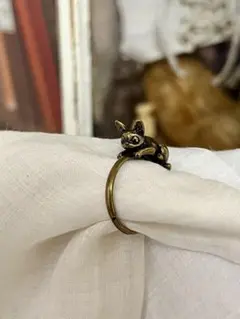 魔女の宅急便　ジジ　リング　指輪　ジブリ　フリーリング　アクセサリー