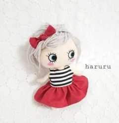 イルメール服　ハッピードール服　イーマリーちゃん服　ボーダーレッド