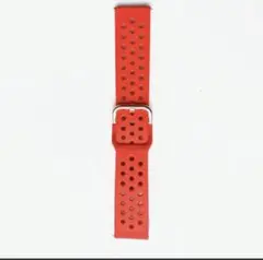 Onetmpre 22mmシリコンウォッチバンド時計バンド　ラバーベルト赤レッド