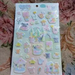 ゆめかわBigシール　ぷっくり　シール　Seria