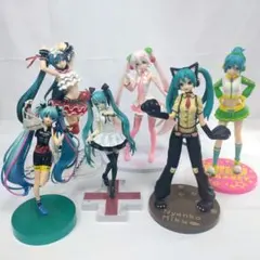 初音ミク フィギュア 6体 セット SPM にゃんこ 桜ミク 他