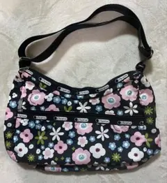 LeSportsac フラワープリント ショルダーバッグ
