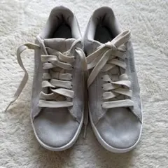 PUMA スエード グレー スニーカー