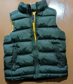 GAPKids ダウンベスト ダークグリーン 6-7歳