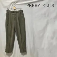 PERRY ELLIS ペリーエリス　ツータックスラックス　とろみ　ベージュのサムネイル