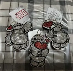 ベイマックス　ラインストーンキーホルダー　3種セット