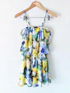 イング　花柄キャミワンピース