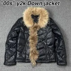 00s y2k archive ファー付き ダウンジャケット