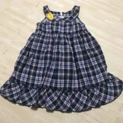 数回着用★クレードスコープ★ワンピース　100