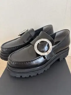 UNITED ARROWS ビジューモンクストラップシューズ37厚底のサムネイル