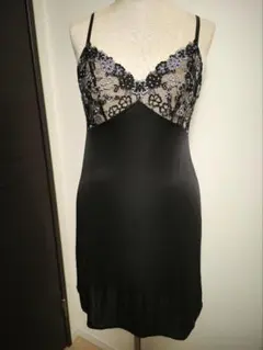 ワコールWing　黒のスリップ　Lサイズ