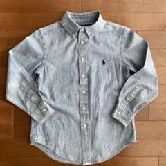 Ralph Lauren 長袖デニムシャツ　S(8)140サイズ　美品