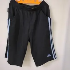 adidas 黒 ハーフパンツ 160