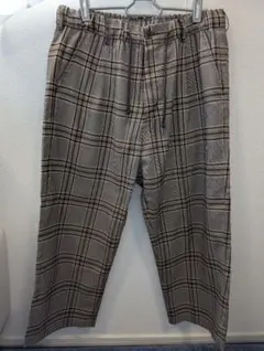 BEAMS HEART チェック柄 イージーパンツ Mサイズ