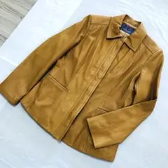 JAN ELIZABETH ラムレザー ジャケット 羊革 本革 キャメル