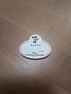 【激レア】ディズニーアンバサダーホテル ゲストネームプレート