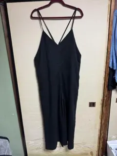 ブラック ストラップ付き オールインワン Lサイズ