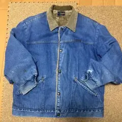 80sWrangler ボアデニムジャケット コーデュロイ襟　USA製サイズ42