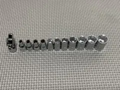ブルーポイント 3/8 ラチェットレンチ ソケット 工具セット スナップ