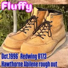 Red Wing 96年前期刺繍羽タグ　モフモフ毛羽立ち最高　8173 スエードのサムネイル