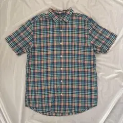 80s old gap メンズ 半袖チェックシャツ Lのサムネイル
