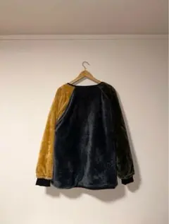 フリースジャケット カラーブロックデザイン