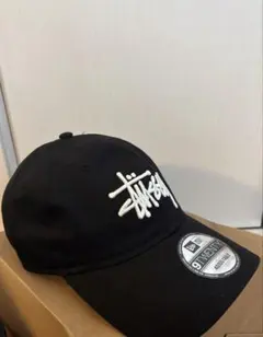 Stussy × New Era コラボ キャップ ブラック