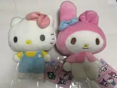 サンリオキャラクターズ パステルカラーがま口ポーチ ハローキティ・マイメロディ