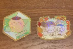 キラキラダイカットステッカー ちいかわ ハチワレ うさぎ くりまんじゅう