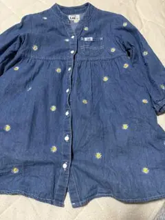 Buddy Lee デニム花柄刺繍ワンピース 100