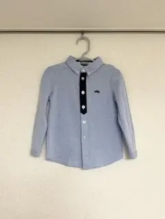 ファミリアfamiliar/長袖シャツブルー車100サイズ