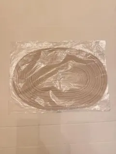 ベージュ 楕円形 ランチョンマット