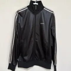 adidas トラックジャケット L 黒×シャンパンゴールド