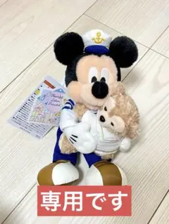 【user_1d1796b4様専用】ダッフィーミッキーぬいぐるみバッジ